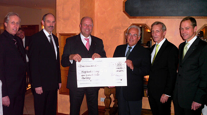 Von links: Horst Naumann, Klaus Birth, Dr. Alexander von Preen, Uwe Kotz, Dr. Walter Schfer, Bjrn Krefting
