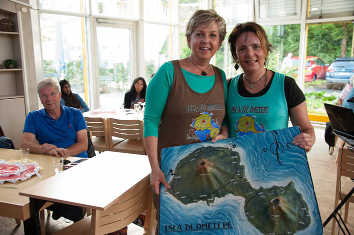 Ursula Blonigen und Dr. Susanne Lindner berichteten von ihrem Aufenthalt auf Ometepe
