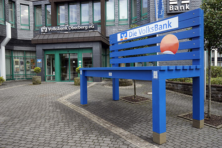 Die Volksbank in Wiehl. Foto: Paul Wefers
 