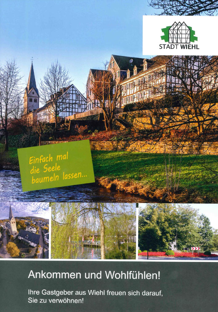 Titelblatt der neuen touristischen Broschre der Stadt Wiehl