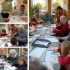 Bunte Bilder als Ostergru - Kinder und Senioren malten gemeinsam im Johanniter-Tagespflegehaus