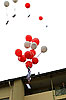 Die Jubilumsballons gingen in die Luft