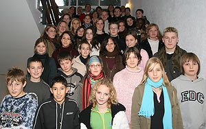 Schüler aus Hem und der Realschule Bielstein