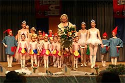 Die Wiehler Ballettschule, unter Leitung von Susanne Hoffmann, begeisterte mit ihren Darbietungen 