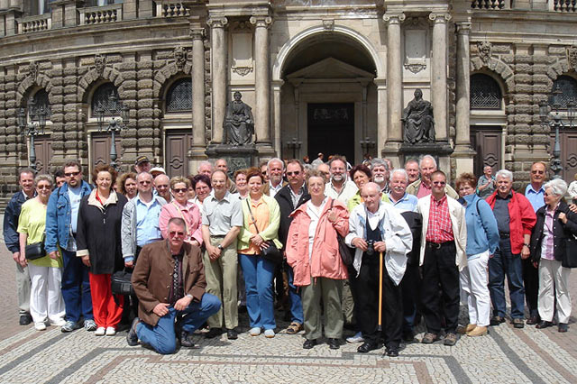 Mitglieder und Freunden des Heimatvereins Oberbantenberg hatten viel Spass in Dresden