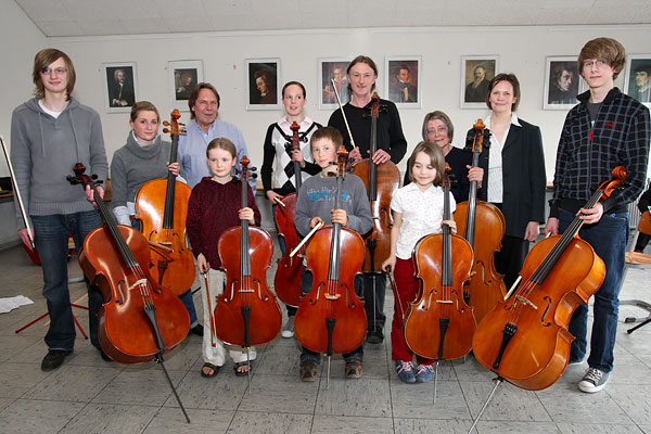 Celloorchester - Fotos: Christian Melzer