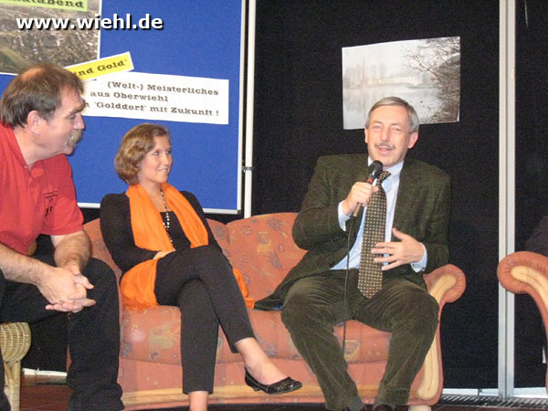 V.l.: Udo Kolpe, Larissa Bdecker und Brgermeister Werner Becker-Blonigen