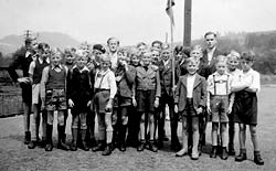 1949: Freizeitgruppe in Bad Honnef
