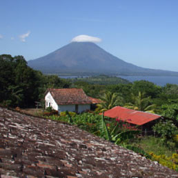 Ometepe - Blick von der Finca Magdalena auf den Concepcin