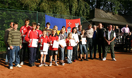 Sieger der Tennisjugend-Meisterschaften der Homburgischen Gemeinden 2007