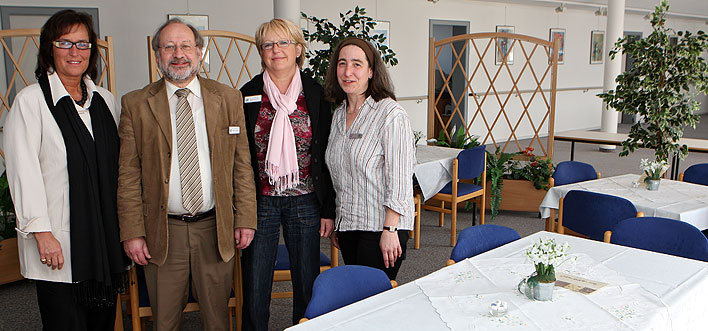 Von Links: Bianka Bödecker, Matthias Ekelmann, Monika Schmidt und Sandra Peifer - Foto: Christian Melzer