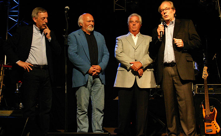 Von links: Werner Becker-Blonigen, Rüdiger Boy, Wolfgang Mehren, Dr. Erwin Kampf