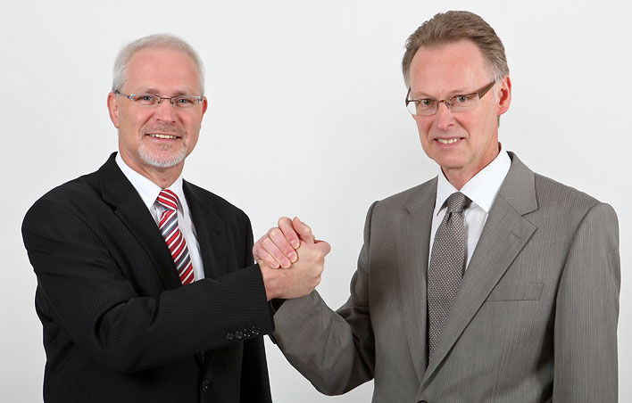Vorstandsvorsitzender Manfred Bsinghaus und Vorstandsmitglied Hartmut Schmidt - Foto: Christian Melzer