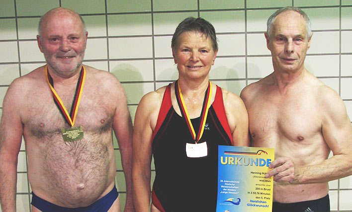 Von links: Kurt Heuft, Elsbeth Flick und Henning Hbner 