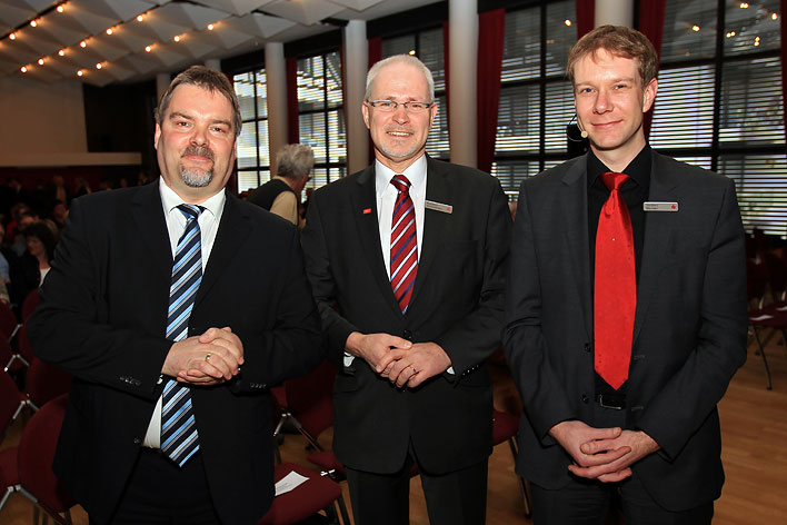 V.l.: Rainer Pietsch, Manfred Bsinghaus und Jochen Werner - Foto: Christian Melzer