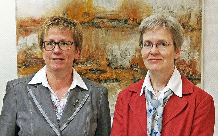 Von links: Elke Boddenberg und Annegret Kolb