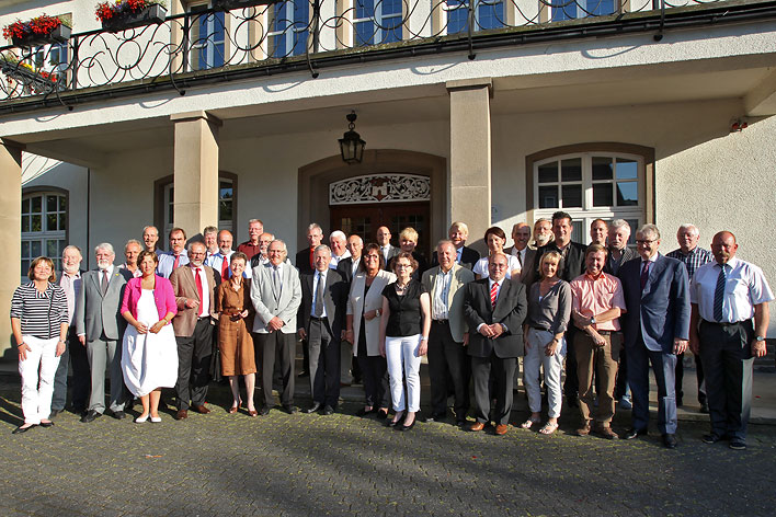 Gruppenfoto der Wiehler Ratsmitglieder nach der konstituierenden Sitzung des Wiehler Stadtrates am 3. Juli 2014. Fotos: Christian Melzer
