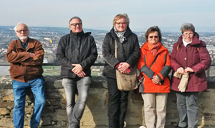 Von links: Walter Braunsch, Rolf Trapp, Christel Pantel, Susanne Piraccini und Annemarie Rutte. Foto: Susanne Drgemeyer