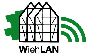 Werbelogo fr das neue Wiehler WLAN-Netz