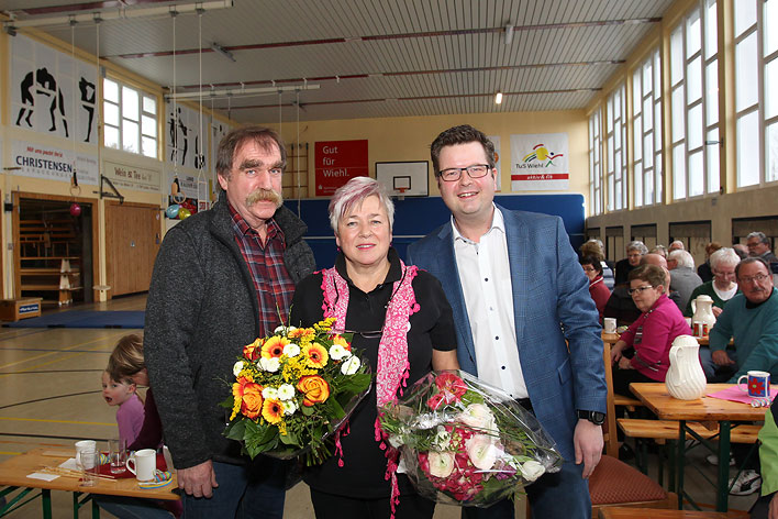 Von links: Udo Kolpe, Hildegard Wirths und Thomas Ro. Foto: Christian Melzer