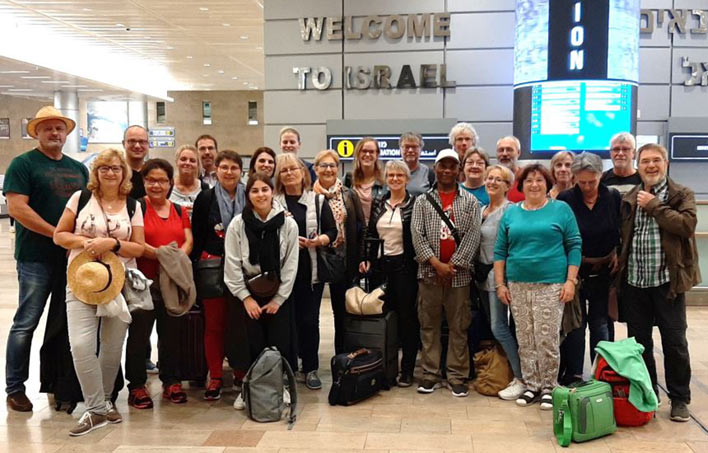 Ankunft in Israel