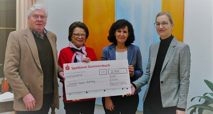 Von links: Dr. Jorg Nrmberger, Waltraud Ruland, Elke Nentwich, Christina Barz. Foto: Michael Adomaitis