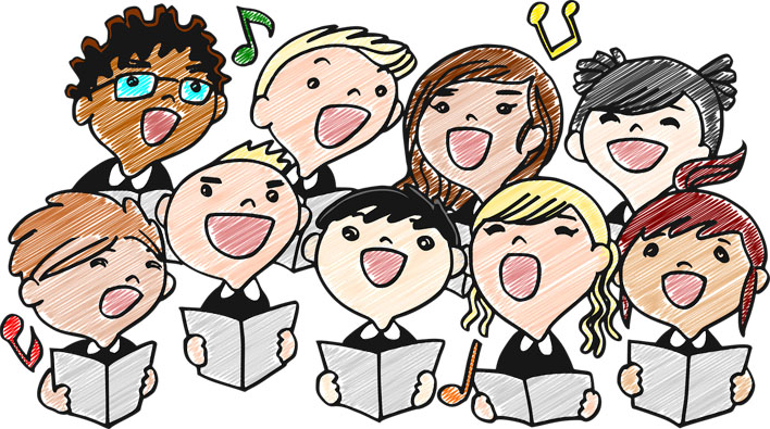 Kinder ab dem zweiten Schuljahr können beim Musical mitmachen. Grafik: pixabay