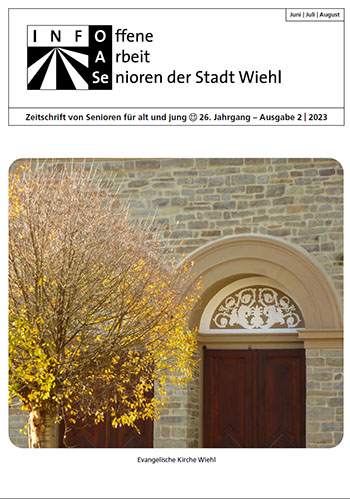 Das Titelbild der aktuellen Ausgabe der OASe-Info. Grafik: Stadt Wiehl