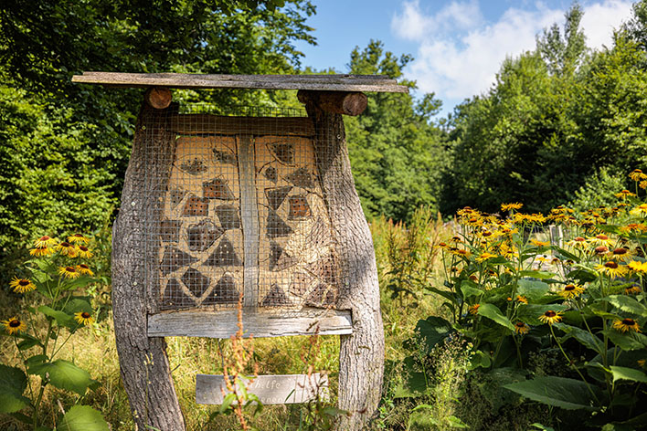 Das Insektenhotel im Wildpark soll erweitert werden: mitmachen erwnscht! Foto: FSW