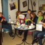 Kleine Autobiografinnen feiern den Abschluss  des Mdchenprojektes „Bilderbuch-Werkstatt“ 