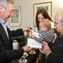 Bundesprsident Horst  Khler bernimmt die Ehrenpatenschaft fr das 7. Kind der Familie Sadowski aus Forst