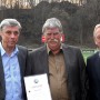 Knut Reuber mit der Goldenen Verdienstnadel des Fuballverbandes Mittelrhein ausgezeichnet