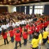 Erstklässler als begeisterte Sänger im Schulzentrum Bielstein