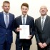 Volksbank Oberberg stolz auf Nachwuchs aus eigenem Haus: Maxime Rocheteau als Einser-Prfling ausgezeichnet