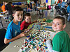 Kinder bauen ihre Stadt der Trume
