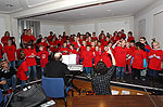 Schülerinnen und Schüler der Hellen-Keller-Schule bringen zum 9. Mal weihnachtliche Besinnlichkeit ins Rathaus